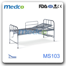 MS103 Stainless Steel one function Medical Hospital Bed price